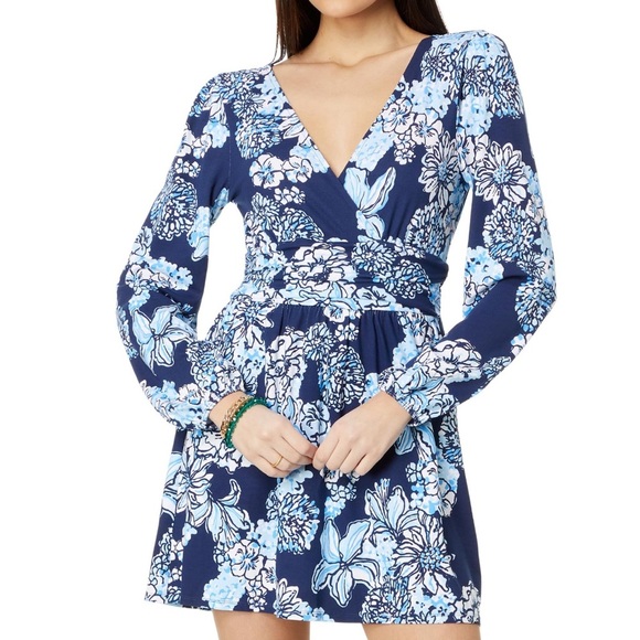 NWT Lilly Pulitzer Riza Long-Sleeved Romper - Picture 1 of 4